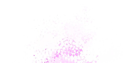 Light purple vector texture with random triangles.