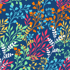 Colorful Flower seamless pattern
