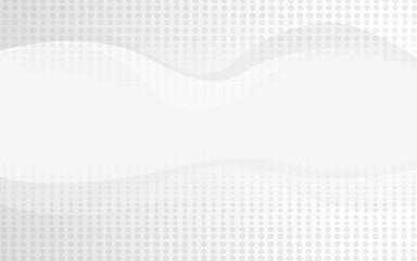 Halftone silver abstract background. Modern design template for web site, flyer, digital presentation, cover and magazine. Wavy concept for brochure, poster, backdrop and space for text