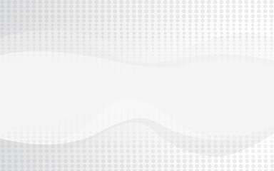 Halftone silver abstract background. Modern design template for web site, flyer, digital presentation, cover and magazine. Wavy concept for brochure, poster, backdrop and space for text