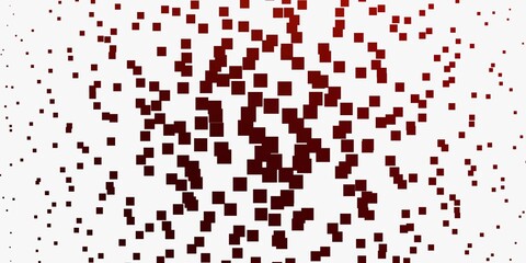 Light Red vector backdrop with rectangles.