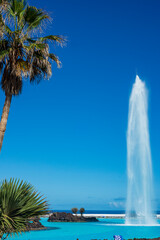 Swimming pool in Puerto de la Cruz, Tenerife, Canary Islands. Spain.