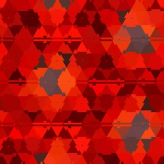 shades of bright vivid dark red into many intricate triangular mosaic abstract patterns shapes and designs