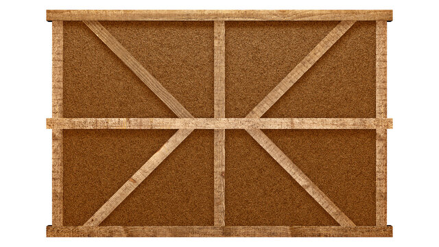 Fachwerkwand mit Hanf und Kalk sowie Kantholz. 3D Illustration, Neuartiger Baustoof - Hanf / nat&uuml;rlich bauen