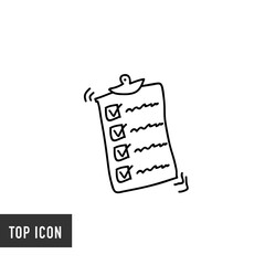 Clipboard icon design template. Vector