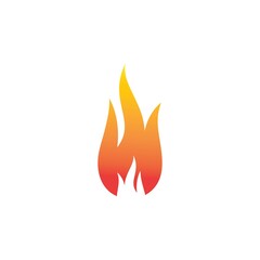 Fire flame Logo Template vector icon Oil, gas and energy logo