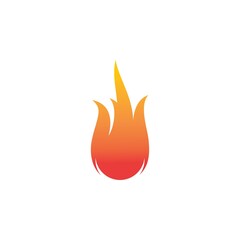 Fire flame Logo Template vector icon Oil, gas and energy logo