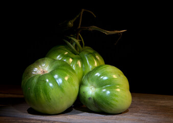 tomates vertes fin d'automne
