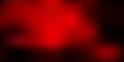 Dark red vector abstract blur layout.