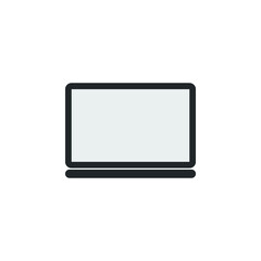 computer screen icon vector