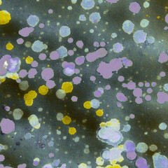 Retro Blot. Muddy Amber Image. Elegant Wallpaper.