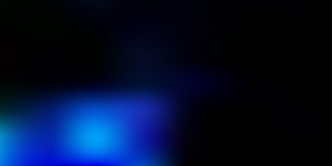 Dark blue, green vector blur drawing.