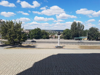 TV tower in the city