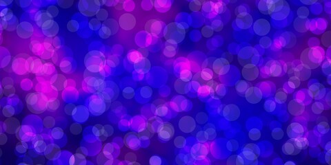Light Purple vector template with circles.