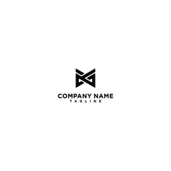 lettering M logo for company