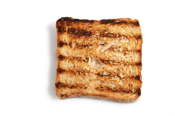 Slice of toasted grain bread