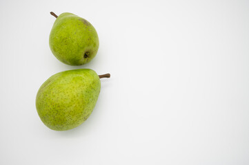 pear on a white background