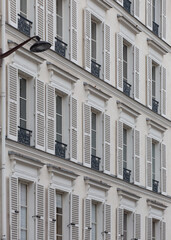 Facade of European building