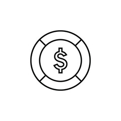 dollar money icon