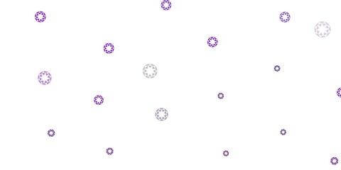 Light pink vector template with circles.