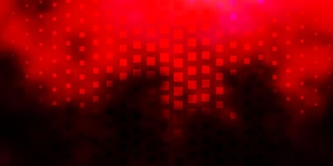 Dark Pink, Red vector backdrop with rectangles.