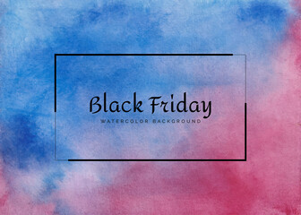 Black Friday Watercolor Background