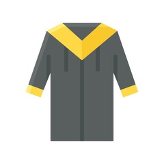 Naklejka premium high school related graduate dress vectors in flat style,