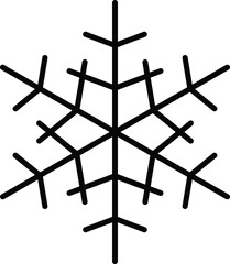 Simple outline  vector icon for Christmas Holiday