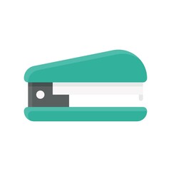 high school related stapler with pin for pages vectors in flat style,