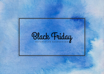 Black Friday Watercolor Background