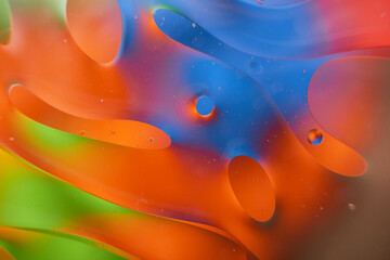 Space or planets universe cosmic abstract background. Abstract molecule atom sctructure. Macro shot...