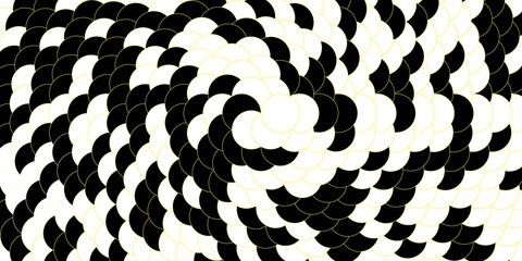 Dark Yellow vector template with circles.