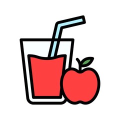 dia de los or muertos related muertos juice glass with pipe vector with editable stroke,