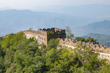 Fototapeta na wymiar Tour de la Grande Muraille de Chine