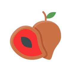 dia de los or muertos related muertos fruit vector in flat style,