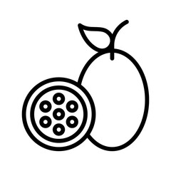 dia de los or muertos related muertos fruit vector in lineal style,