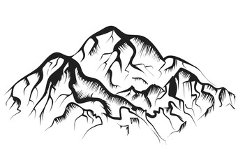 Mountains illustration