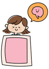 レム睡眠のイラスト