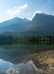 Lake Hintersee in Bavaria, Germany