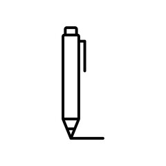 pen icon image, line style