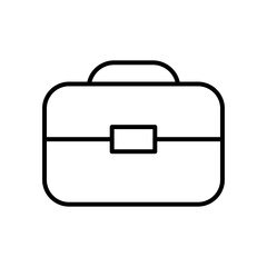 business portfolio icon, line style