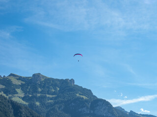 Paragliding in Tyrol, Austria.