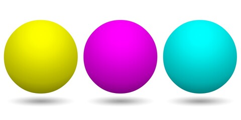 Boules de loto vide sur fond blanc 