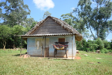 Beautiful vintage house in green valley in Cuba