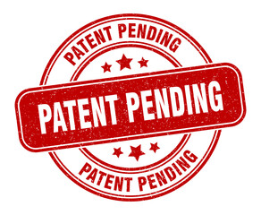 patent pending stamp. patent pending label. round grunge sign