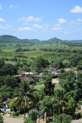 Awesome nature green valley in Cuba