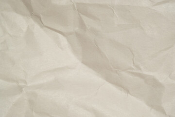 Texture of white  recycle crumpled paper, copy space for text.