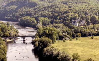 Fototapeta na wymiar Paysage en Dordogne