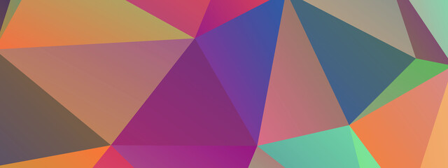 Fototapeta premium Abstract Color Polygon Background Design, Abstract Geometric Origami Style With Gradient. Presentation,Website, Backdrop, Cover,Banner,Pattern Template