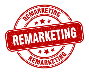 remarketing stamp. remarketing label. round grunge sign